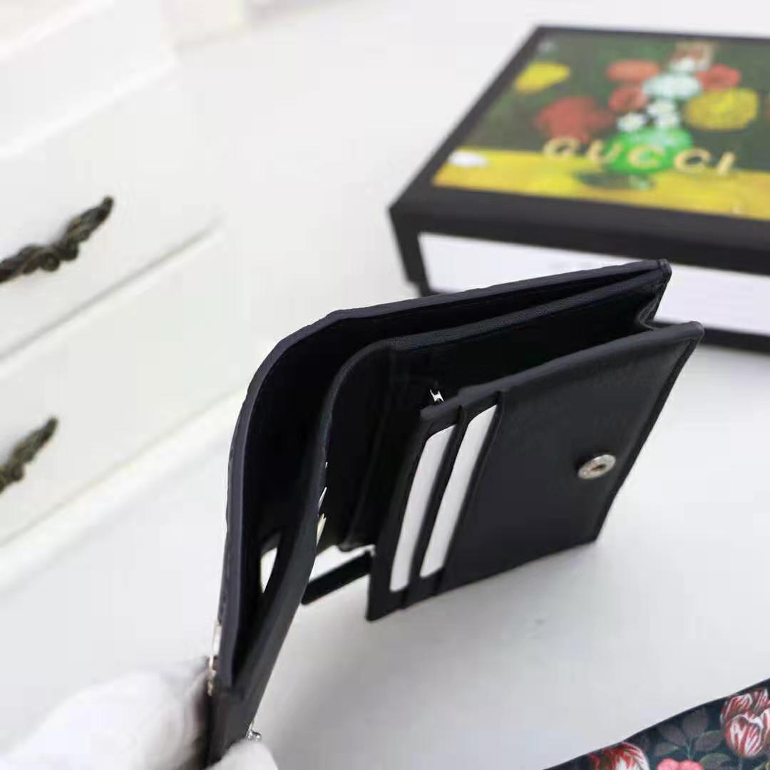 G*u*i gg men G*u*i signature wallet in black G*u*i signature leather