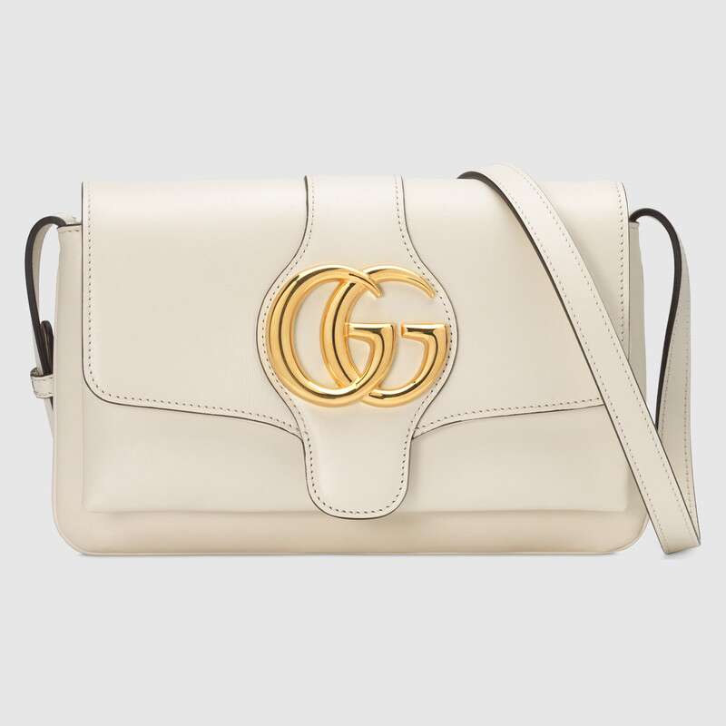 G*u*i gg women arli small shoulder bag in leather with double g hardware