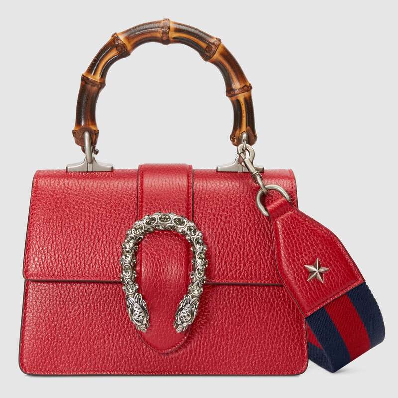 G*u*i gg women dionysus mini top handle bag in textured leather