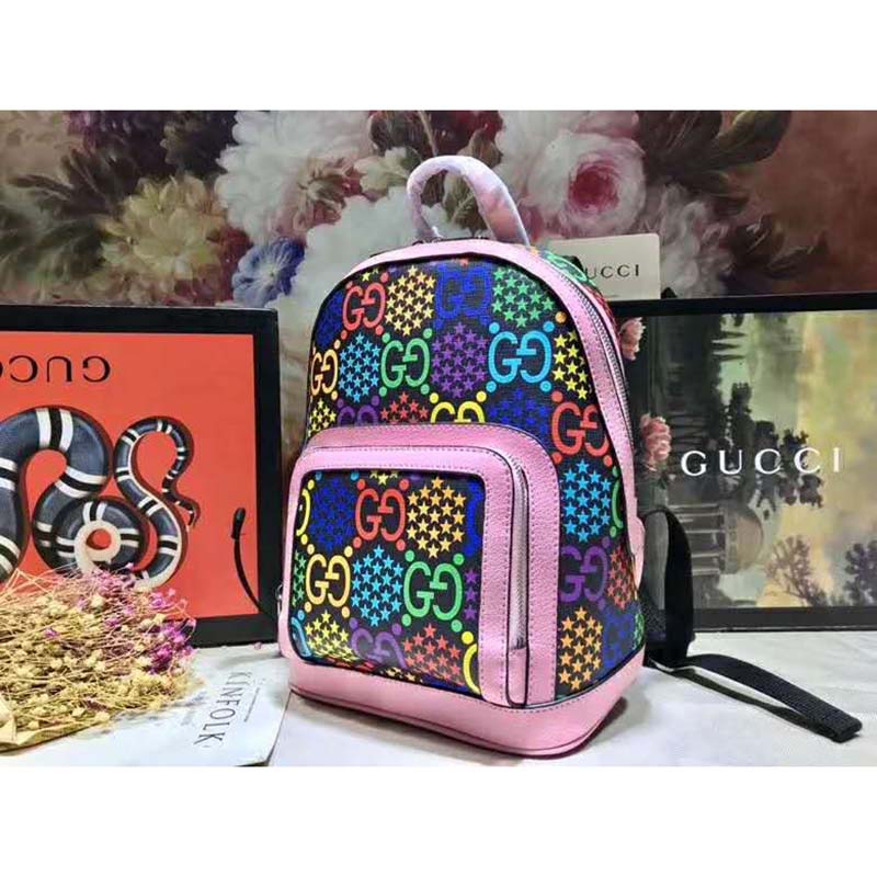 G*u*i gg unisex small gg psychedelic backpack psychedelic supreme canvas