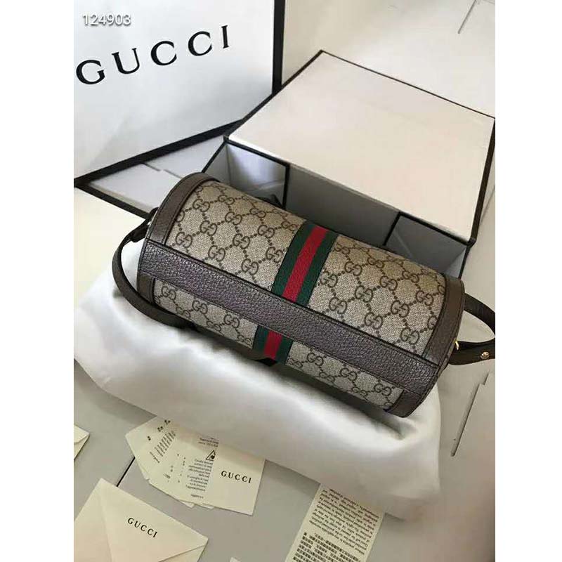 G*u*i gg unisex ophidia gg small boston bag supreme canvas