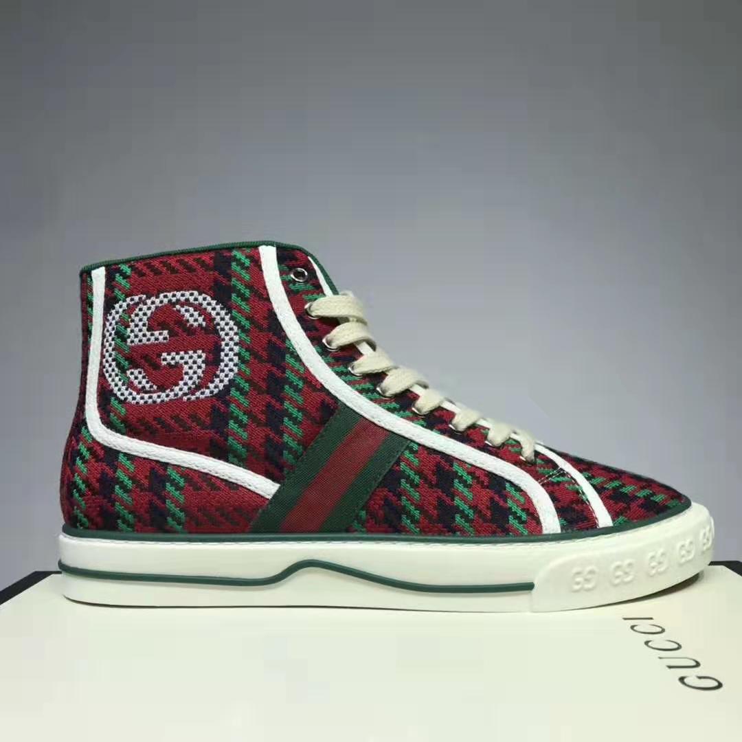 G*u*i gg unisex G*u*i tennis 1977 high-top sneaker interlocking g 2 cm heel