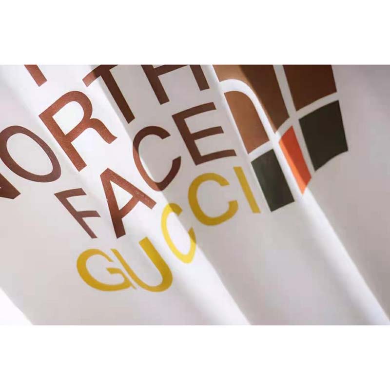 G*u*i women the north face x G*u*i print cotton t-shirt jersey crewneck short sleeves