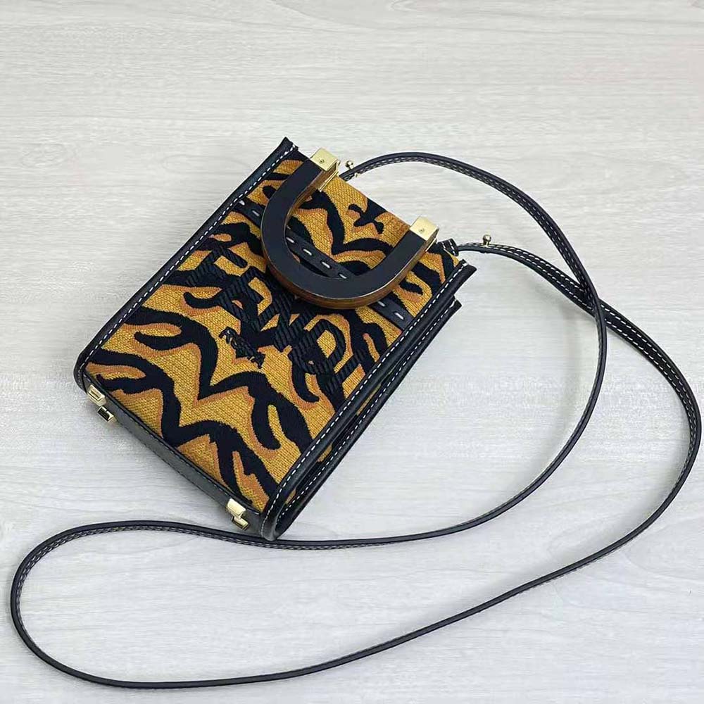 Fendi Women Mini Sunshine Shopper Mini-Bag From the Spring Festival Capsule Collection