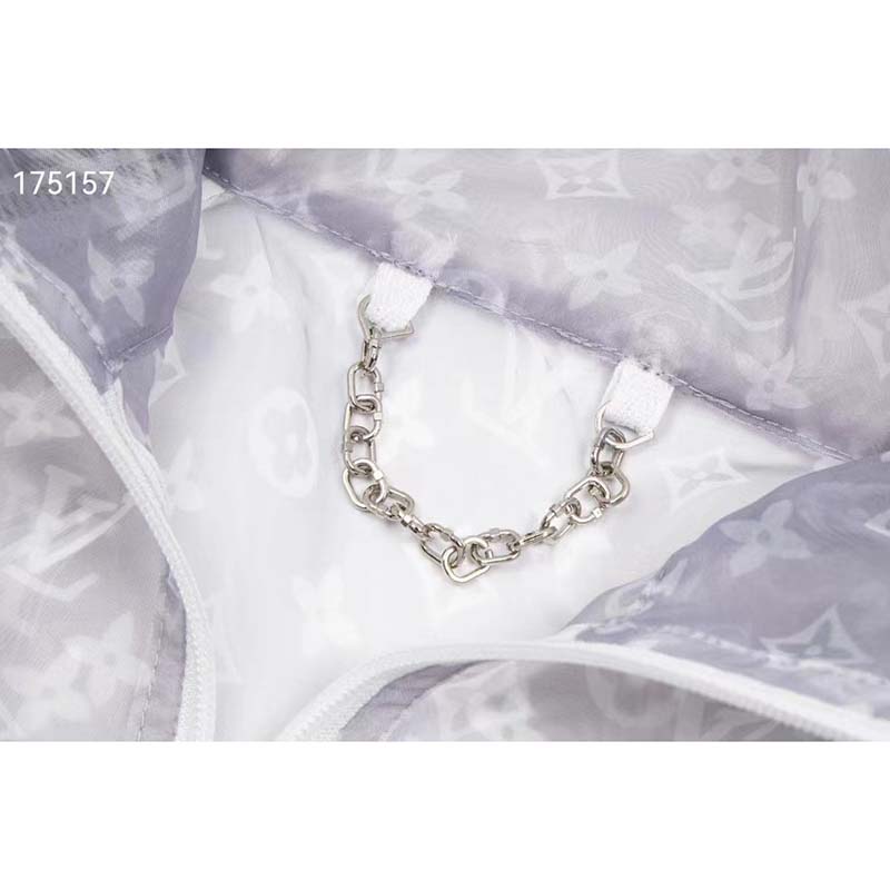 Louis Vuitton LV Women Organza Track Top Polyester Translucent Regular Fit