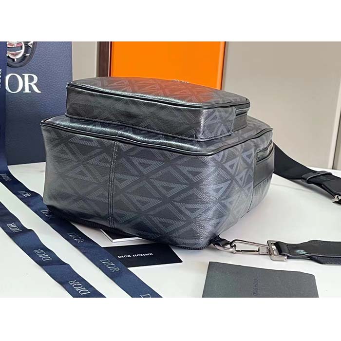 dior unisex cd mini rider sling bag black cd Di*m*nd canvas