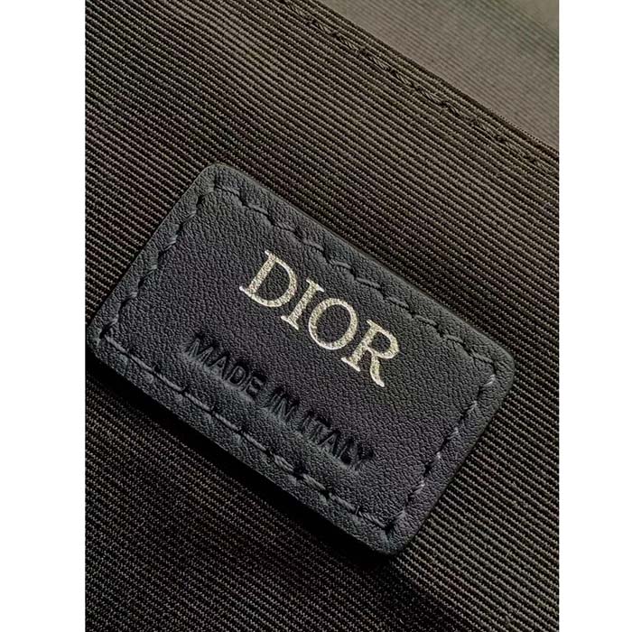 dior unisex mini hit the road bag navy blue cd Di*m*nd canvas