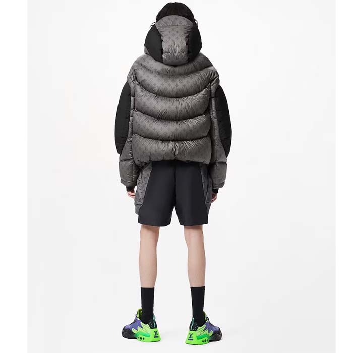 Louis Vuitton Men LV 2054 Heat Reactive Puffer Polyester Anthracite Regular Fit