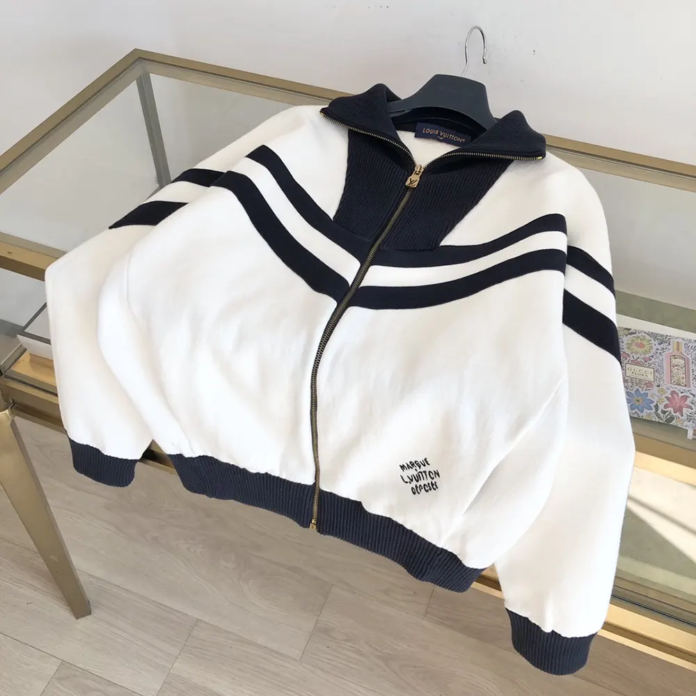 Louis Vuitton Women Knitted Cotton Sailor Blouson 1AFQPW