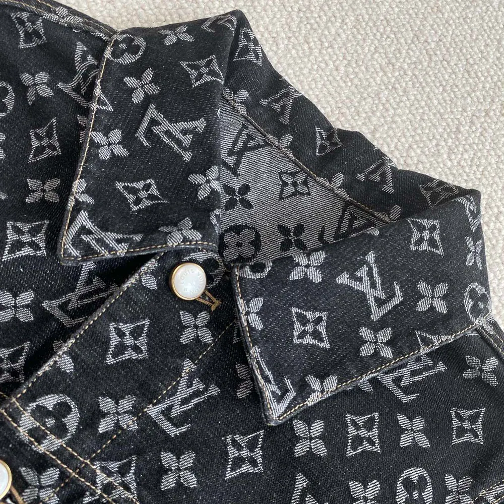 Louis Vuitton Men Monogram Jacquard Denim Jacket 1AFWWV
