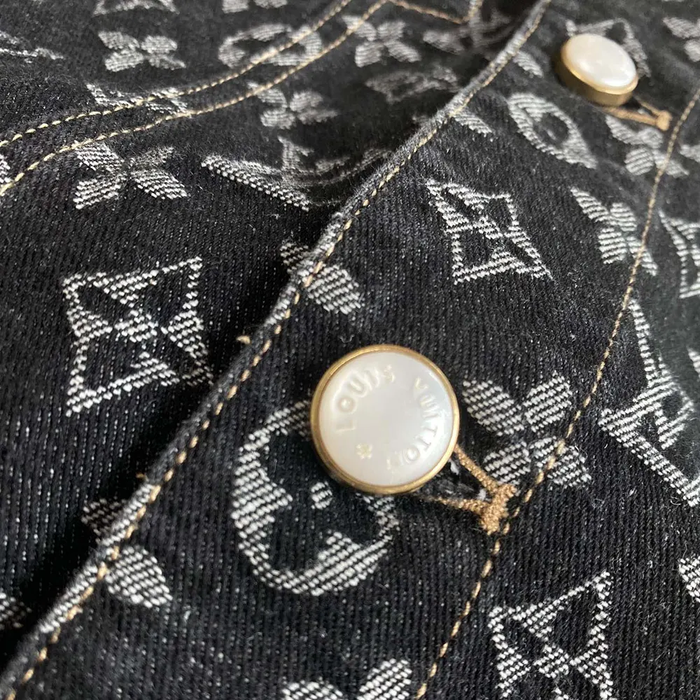 Louis Vuitton Men Monogram Jacquard Denim Jacket 1AFWWV