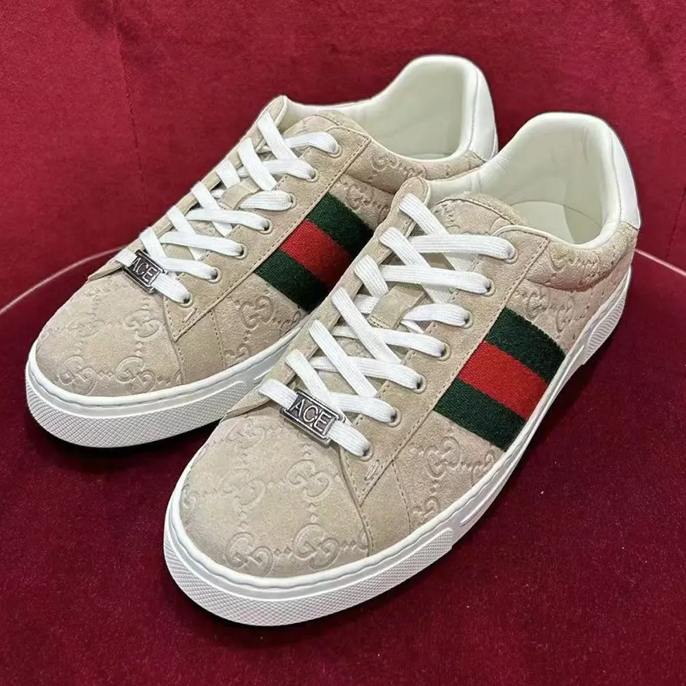 G*u*i unisex ace sneaker with web 798652aadv99566