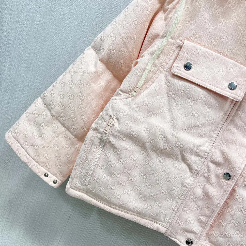 G*u*i women gg cotton canvas puffer jacket‎ 774871z9aar5677