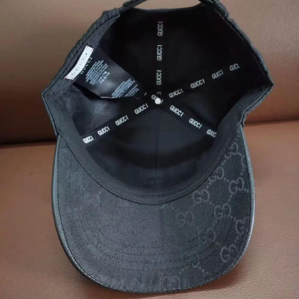 G*u*i unisex gg ripstop polyester baseball hat-black