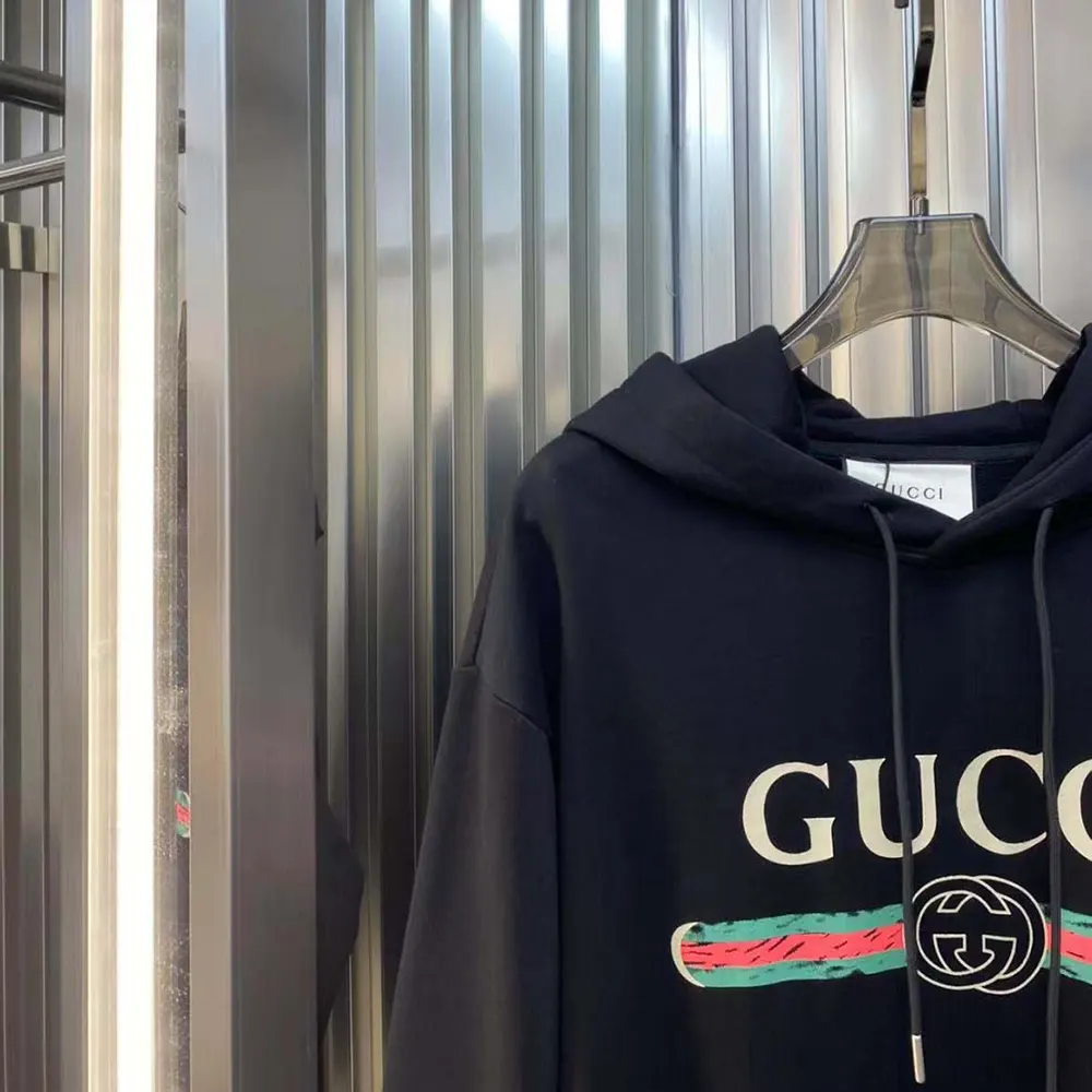 G*u*i men gg cotton jersey sweatshirt G*u*i print-black