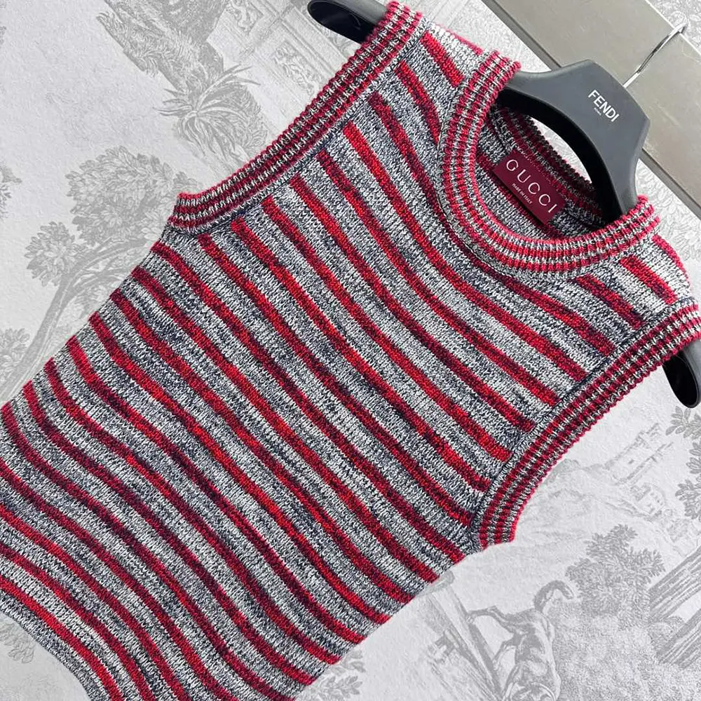 G*u*i women wool cotton crewneck top 813830xkei19971